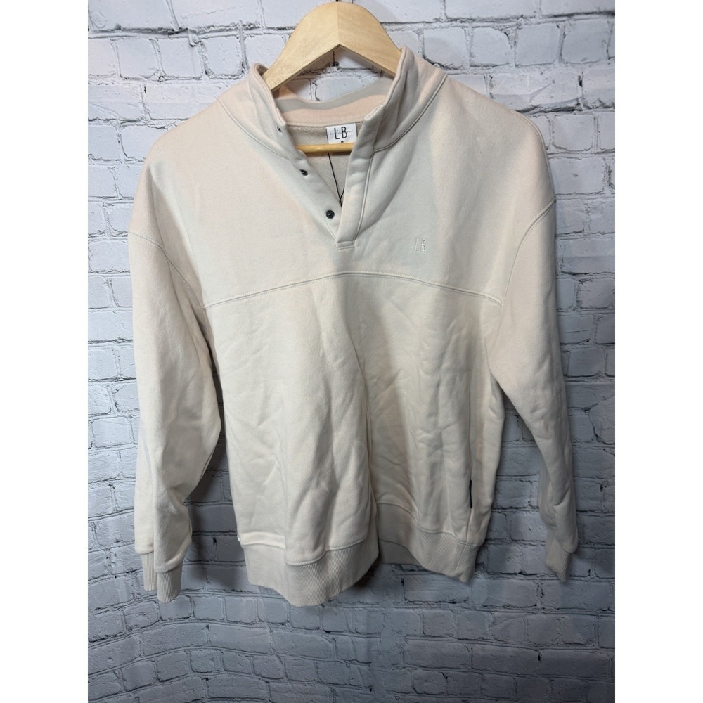 Little Bipsy Unisex‎ Adult Casual Beige Pullover New Medium